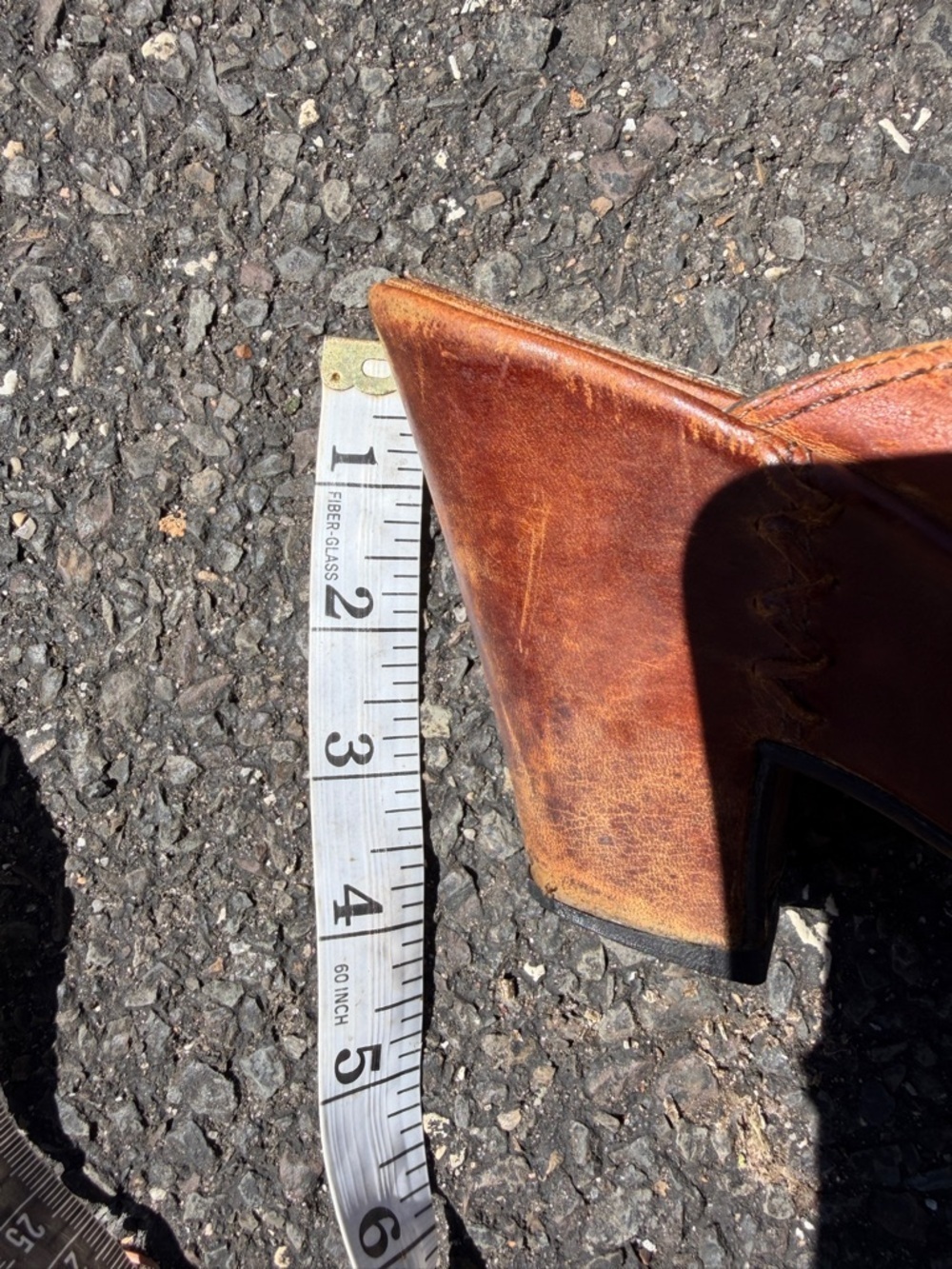 Frye  Leather western distressed mules 6.5 - Picture 9 of 9